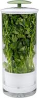 🌿 optimal breathable airflow herb keeper preserver for maximum freshness with water line control, refrigerator storage логотип