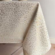 🐆 leopard print tamali tablecloth by benson mills logo