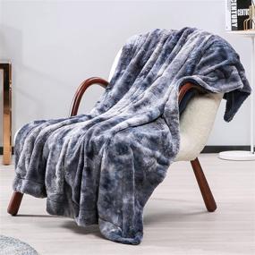 img 4 attached to 🔥 Cozy Comfort: Monbix Sherpa Blankets, Machine Washable and Long-Lasting