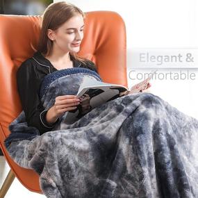 img 3 attached to 🔥 Cozy Comfort: Monbix Sherpa Blankets, Machine Washable and Long-Lasting