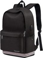 backpack college student charging rucksack logo