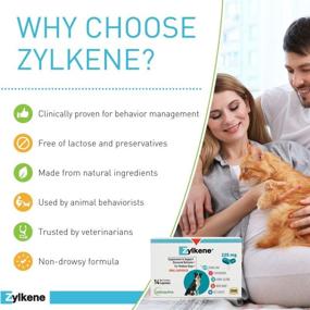 img 1 attached to 🐶 Препараты Vetoquinol Zylkene для успокоения средних собак (23-65 фунтов) - облегчает тревогу у собак и кошек, не вызывает сонливости, 225 мг.