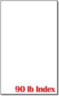 📄 250 sheets of 8 1/2" x 14" white 90lb cardstock logo