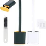 toilet brush holder bathroom cleaning， household supplies logo