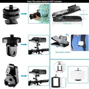 img 1 attached to 📸 Versatile 53-In-1 Action Camera Accessory for GoPro Hero 8/7/6/5 & More: Neewer, Apeman, DJI OSMO, SJ6000, DBPOWER, AKASO, VicTsing & More Brands Supported!