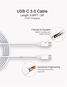 img 2 attached to 61W USB C Power Adapter Charger, Wall Charger for MacBook Pro/Air, Type C Interface Charging