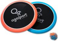 ogodisk max xl disc set - large 16 inch disks with ogosoft rubber ball - outdoor bouncy disc 🏓 game for lawn & pool - throw, toss & catch - kids & adults 4+ - boost your outdoor fun experience! logo