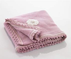 img 1 attached to Organic Baby Blanket Dusky Pink