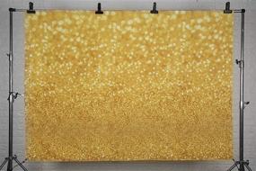 img 2 attached to 📷 6.5ftx5ft Kackool Golden Spots Wedding Ceremony Birthday Party Photography Backdrops for Studio