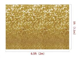 img 3 attached to 📷 6.5ftx5ft Kackool Golden Spots Wedding Ceremony Birthday Party Photography Backdrops for Studio