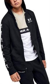 img 4 attached to Under Armour Rival Hoodie Black Boys' Clothing in Active