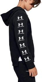 img 3 attached to Under Armour Rival Hoodie Black Boys' Clothing in Active