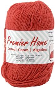 img 1 attached to Premier Yarns Cotton Solid Cranberry