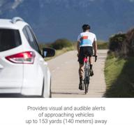 renewed garmin varia rtl510 bike/cycling radar tail light bundle with rear-approaching vehicle alerts logo