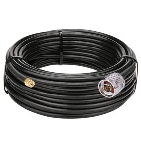 img 4 attached to 🔌 MOOKEERF SMA to N Cable 25ft: High-Quality N Male to SMA Male Cable for WiFi Router, GPS Receiver, Antenna, Signal Booster Use