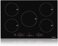 🔥 thermomate 30 inch electric cooktop: built-in induction stove top with boost burner, 9 heating levels, timer, safety lock, and keep warm function logo