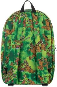 img 1 attached to Scooby Doo Shaggy Sublimated Print Backpack