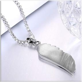 img 1 attached to Xusamss Titanium Steel Pendant Necklace Boys' Jewelry for Necklaces