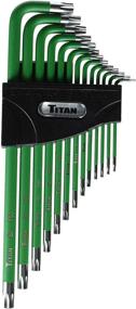 img 4 attached to 🔧 Quality Titan 12715 Extra-Long Arm Tamper Resistant Star Key Set - 13 Piece, Green: Ultimate Tools for Precision Tasks