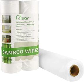 img 4 attached to 🌿 Bamboo Kitchen Towels - Eco-Friendly Biodegradable Reusables - Machine Washable & Strong - 2 Rolls (30 Large Thick Sheets Each) - Equivalent to 6 Months of Towels!