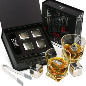 img 4 attached to 🥃 Chilled Elegance: Whiskey Stainless Coasters for Freezer Food Service Equipment & Supplies