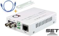 megaconnect st gigabit fiber media converter: high-speed fiber-to-ethernet transformation with jumbo frame and llf support логотип