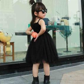 img 1 attached to Sleeveless Infant Toddler Sundress Bubble Girls' Clothing for Dresses