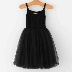 img 3 attached to Sleeveless Infant Toddler Sundress Bubble Girls' Clothing for Dresses