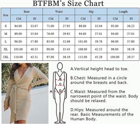 img 1 attached to BTFBM Casual Dresses Bodycon Cocktail Women's Clothing for Dresses