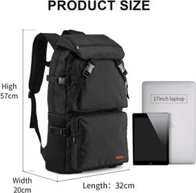 img 2 attached to Ultimate Weekender Luggage Backpack: Waterproof Suitcase for Every Adventure