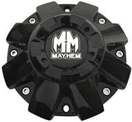 центральная крышка колеса mayhem wheels c108103b-cap черного цвета: изящное и стильное дополнение к вашему автомобилю. логотип