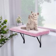 🐱 sweetgo cat window perch – mounted shelf bed for cats: enhance sleep with diy kitty sill window perch – removable washable foam cat seat logo