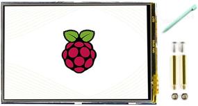 img 4 attached to 3,5-дюймовый сенсорный TFT LCD экран для Raspberry Pi 4B/3B+/3B/2B/Zero/Zero W/Zero WH - высокое разрешение 480x320 пикселей, контроллер XPT2046, интерфейс SPI