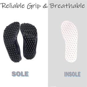 img 2 attached to Breathable Lightweight Barefoot Non-Slip Boys' Shoes for Toddlers