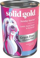 🍽️ solid gold - sunday sunrise with lamb: grain-free wet dog food for optimal health logo