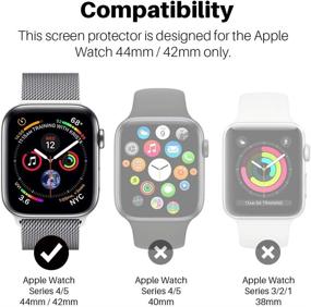 img 3 attached to ЛК 6 Пакет японских пленок для экранов для Apple Watch 42 мм Серии 3 2, модель KO4721 - Пленка из гибкого ТПУ без пузырей