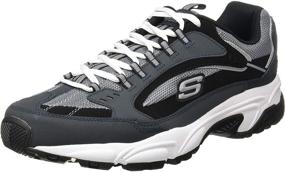 img 4 attached to 👟 Skechers Men's Stamina Cutback Black: Superior Comfort and Style