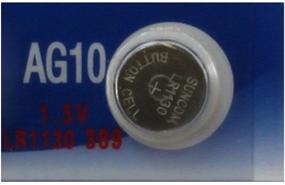 img 1 attached to 🔋 Pack of 10 AG10 LR1130 LR54 L1131 SR1130 389 189 RW89 Batteries