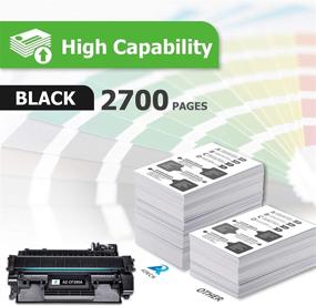 img 3 attached to 🖨️ Aztech Compatible Toner Cartridge for HP 80A CF280A 80X CF280X (2-Pack) - Black Ink, Ideal for HP Pro 400 M401A M401D M401N M401DNE MFP M425DN Printer