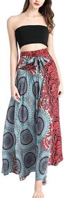 img 2 attached to 🌸 Rysly Women's Elastic Waist Bohemian Long Skirt: Summer Beach Skirt with Casual Floral Dresses