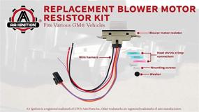 img 1 attached to High-Quality Blower Motor Resistor Complete Kit with Harness - Chevy, GMC Compatible - Silverado, Tahoe, Suburban, Sierra, Yukon XL - AC - Replaces OEM 15 81773, 89018778, 89019351