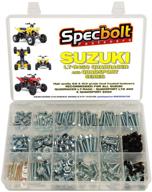 набор болтов specbolt 250 шт для suzuki lt-r450 ltz400 z250 atv: улучшите обслуживание и восстановление с использованием заводских крепежных элементов для lt450r ltr450 z400 atv ltz250. логотип