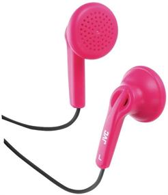 img 1 attached to JVC HAF10C Earbud Headphones with Protective Carrying Case - Enhanced Audio Experience