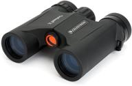 🔭 celestron outland x 8x25 binoculars - waterproof & fogproof - high-quality optics and bak-4 prisms - protective rubber armoring 71340 black logo