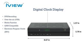 img 3 attached to IVIEW-3500STB III: Продвинутый цифровой преобразователь ATSC с записью, медиаплеером и HDMI