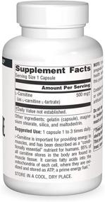img 2 attached to 💪 Boost Metabolic Energy with Source Naturals L-Carnitine 500 mg - 120 Capsules