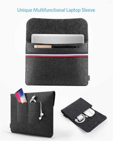 img 1 attached to 🖥️ HOMIEE Laptop Sleeve 15-15.4 Inch: MacBook Pro 16 Inch, MacBook Pro 15 Inch, Dell XPS 15 Case