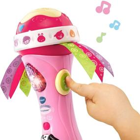 img 1 attached to VTech Baby Babble and Rattle Microphone - Exclusive Pink Edition on Amazon