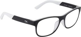 img 4 attached to 👓 HyperX Spectre Scout - Gaming Eyewear for Kids - Blue Light Blocking, UV Protection, Crystal Clear Lenses - TR-90 Frame - White Square Eyewear Frame - Includes Microfiber Pouch