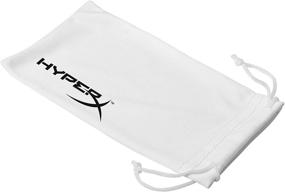 img 1 attached to 👓 HyperX Spectre Scout - Gaming Eyewear for Kids - Blue Light Blocking, UV Protection, Crystal Clear Lenses - TR-90 Frame - White Square Eyewear Frame - Includes Microfiber Pouch